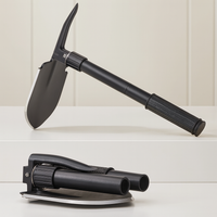 Folding Multi-Tool Survival Shovel with Axe, Saw & Fire Starter