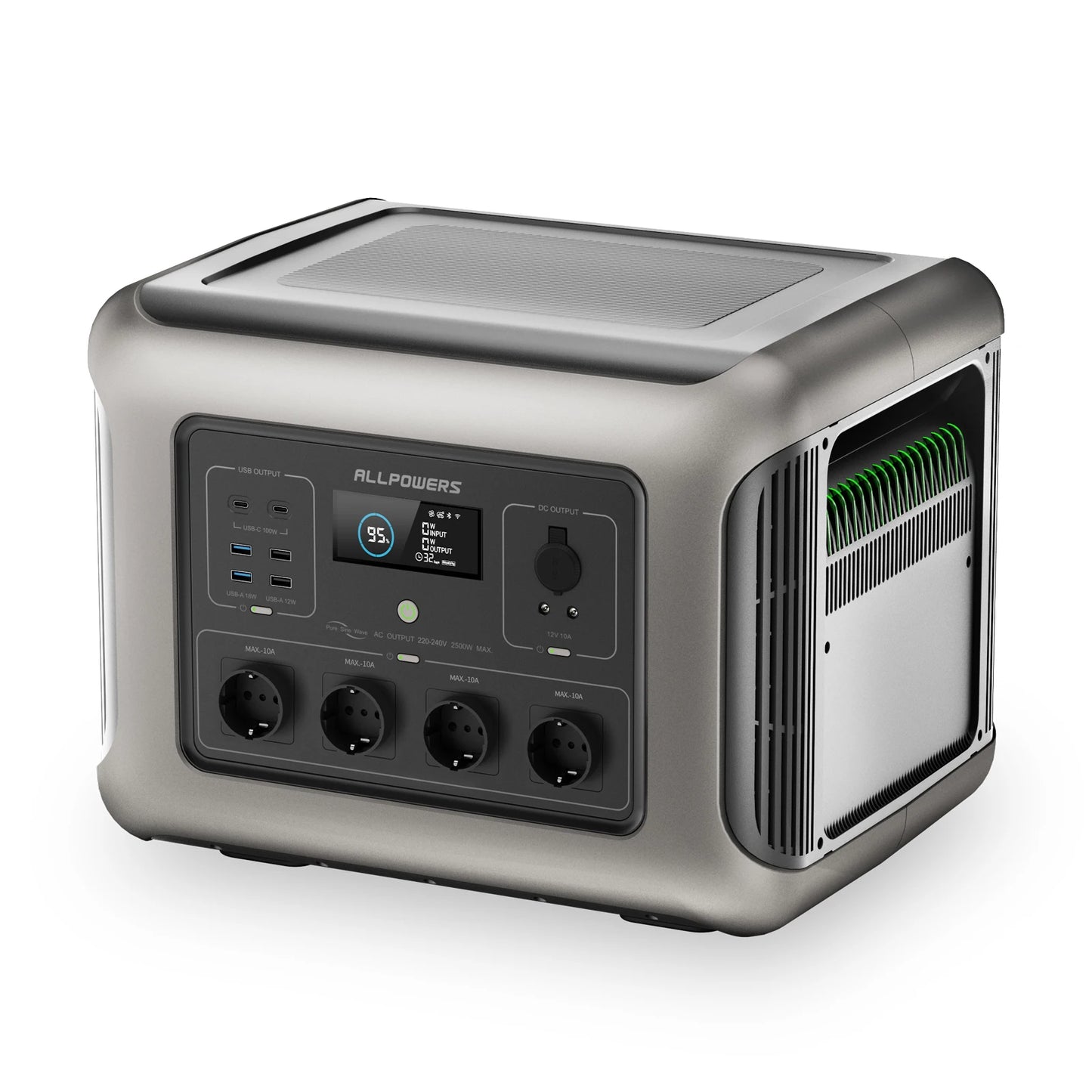 Booked Builders R2500 Portable Power Station – 2016Wh Expandable LiFePO4 Battery Backup with 2500W AC Output for Home & Outdoors