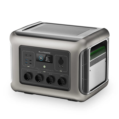 Booked Builders R2500 Portable Power Station – 2016Wh Expandable LiFePO4 Battery Backup with 2500W AC Output for Home & Outdoors