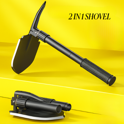 Adventure Ready Multi-Tool Shovel™ – Tactical Folding Survival Shovel with Axe, Saw, Fire Starter & More