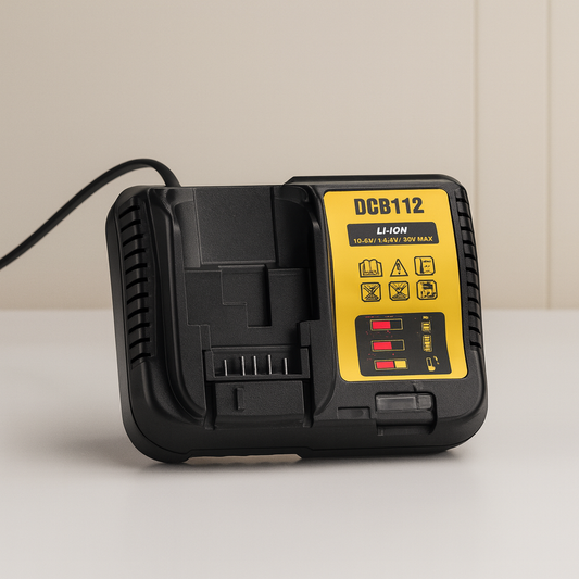 PowerMax Fast Smart Charger for 18V/20V Li-Ion Batteries (Dewalt Compatible)