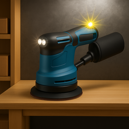Premium Cordless Random Orbit Sander™ – High-Power 20V Handheld Sander for Wood, Metal & Finishing Jobs