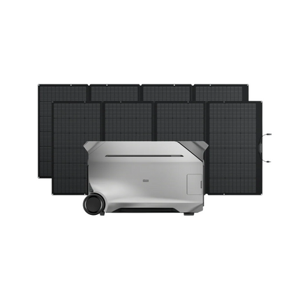 Booked Builders DELTA Pro 3 Solar Generator (PV400W)  2600W Solar Input, High Efficiency