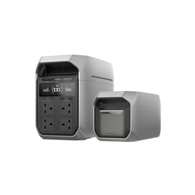 Booked Builders DELTA 3 Series + Smart Extra Battery Bundle – 1024Wh Expansion