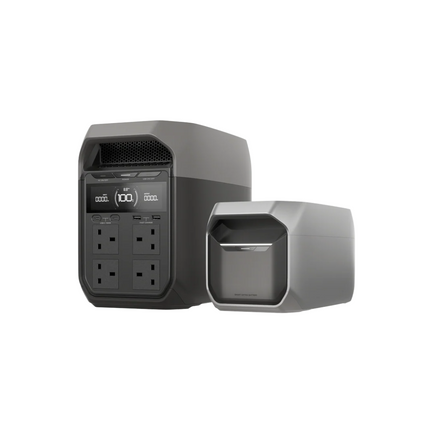 Booked Builders DELTA 3 Series + Smart Extra Battery Bundle – 1024Wh Expansion
