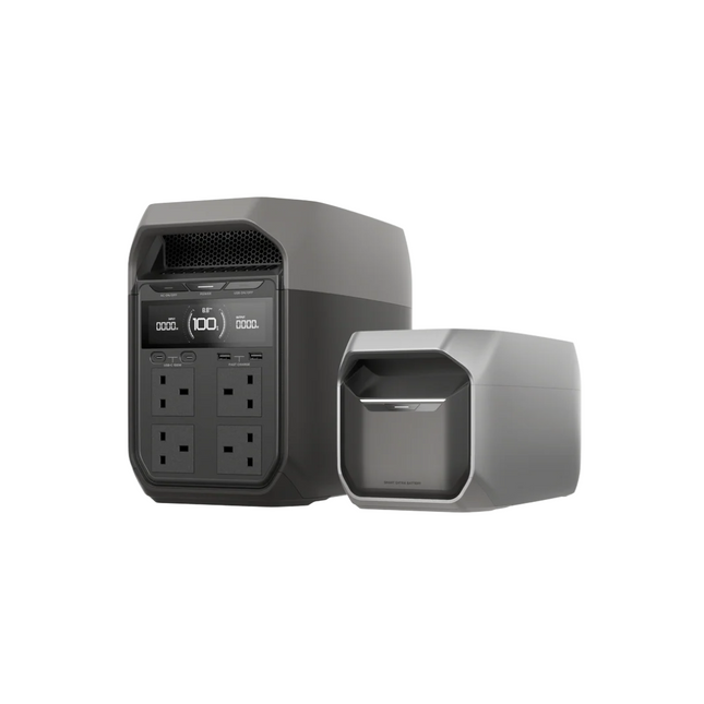 Booked Builders DELTA 3 Series + Smart Extra Battery Bundle – 1024Wh Expansion