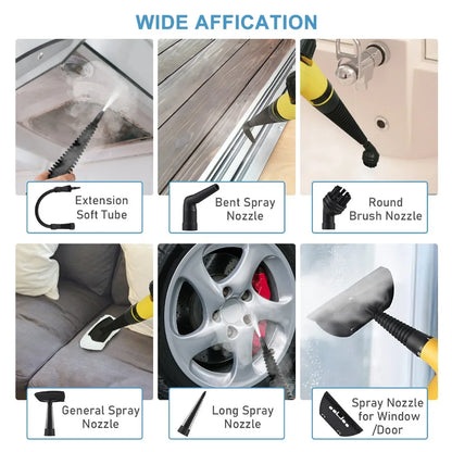 Powerful Handheld Steam Cleaner™ – Compact High-Pressure Steamer for Home, Car & Upholstery