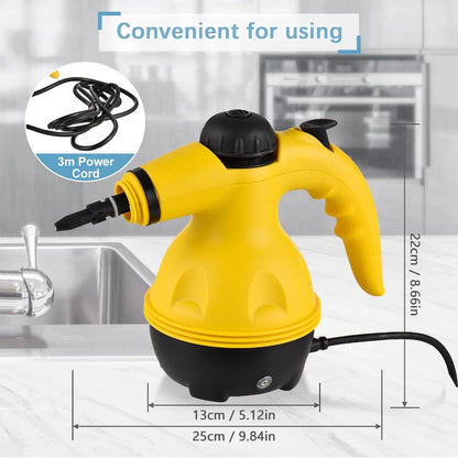 Powerful Handheld Steam Cleaner™ – Compact High-Pressure Steamer for Home, Car & Upholstery