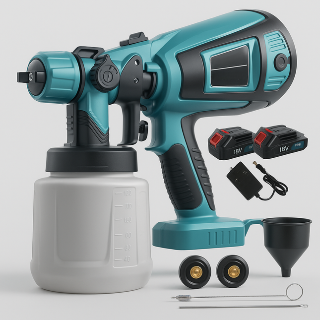 Revolvra/Makita 18V Cordless Paint Sprayer™ – Pro-Grade, Lightweight HVLP Spray Gun