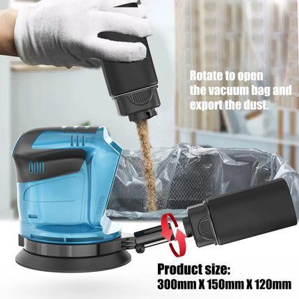 Premium Cordless Random Orbit Sander™ – High-Power 20V Handheld Sander for Wood, Metal & Finishing Jobs