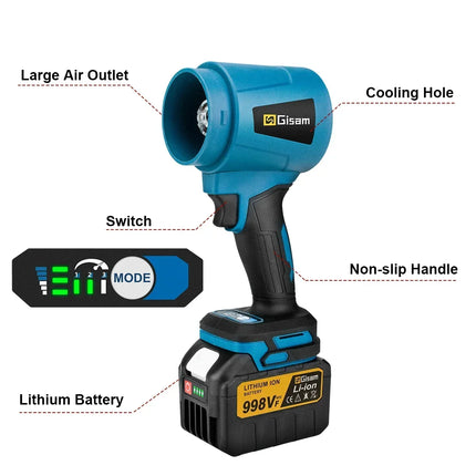 TurboPower Handheld Leaf Blower™ – Cordless High-Speed Electric Blower for Yard, Patio & Car Cleaning