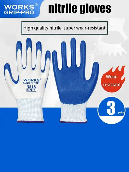 Premium Grip Nitrile Work Gloves™