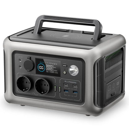 Booked Builders R600 Portable Powerstation – 600W 299Wh LiFePO4 Solar Generator for Home Backup, Camping & RV