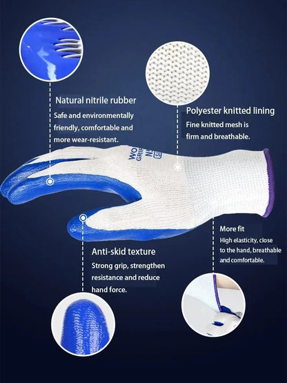 Premium Grip Nitrile Work Gloves™