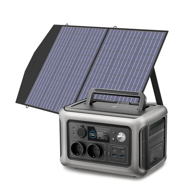 Booked Builders R600 Portable Powerstation – 600W 299Wh LiFePO4 Solar Generator for Home Backup, Camping & RV