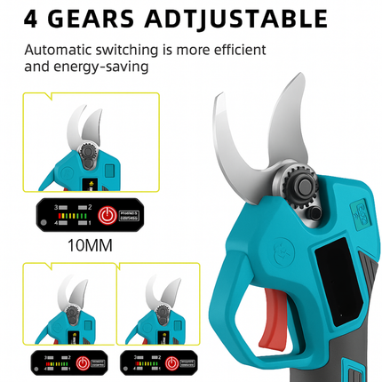 Premium Electric Pruning Shears™ – Cordless Rechargeable Branch Cutter for Garden, Orchard & Vineyard Use