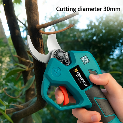 Premium Electric Pruning Shears™ – Cordless Rechargeable Branch Cutter for Garden, Orchard & Vineyard Use